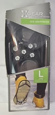 XGear Ice Shoe Grippers  Adventure Series Large Mens 12-14 Or Womens 13.5-15 