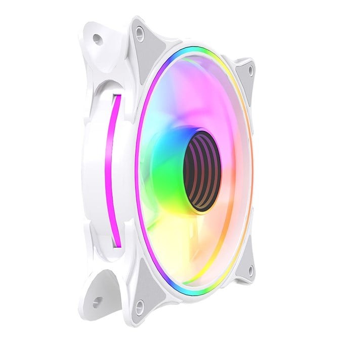 VIDA Infinity 120mm Reverse Blade Processor Fan 12 Cm White 1 Pcs
