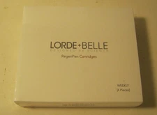 LORDE & BELLE RegenPen Cartridges WEEKLY 4 Pack SEALED in Shrink!!!!