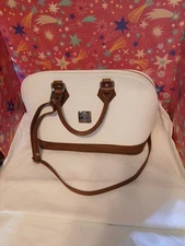 I Medici Firenze Italia Pebble Leather Handbag Removable Strap, Very Nice