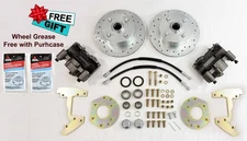 1964-1966 Ford Mustang front disc brake changeover 4 lug 6 cylinder spindle