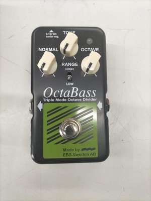 EBS OctaBass Blue Label Bassgitarre Octaver Pedal gebraucht mit Box und Handbuch