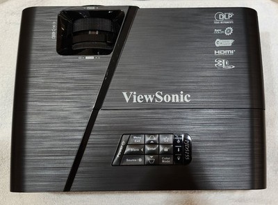 ViewSonic PJD5155 3300 Lume SVGA DLP Projector HDMI with Case , Lamp Hours 2hr 
