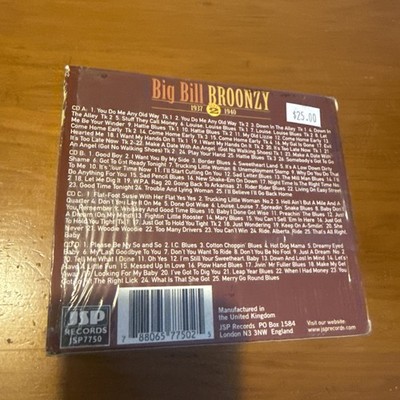 1937-1940, Vol. 2 [Box] by Big Bill Broonzy (CD, May-2005, 4 Discs