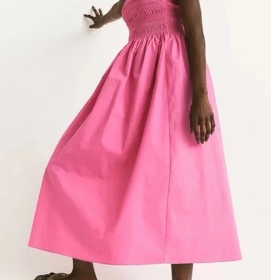 Stradivarius midi / long dress size S NWT  Pink Color