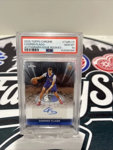 2025 Topps Chrome Cooper Flagg Refractors (PSA 10)
