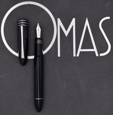 OMAS 360 MOMA Special Edition Black Fountain Pen w/ HT Finishing