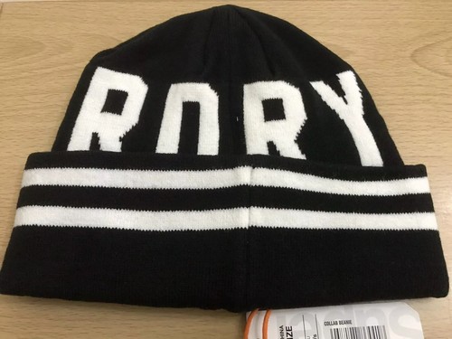 Superdry Collab Beanie Hat - Black BNWT 