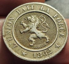 Belgique - Leopold I -  10 centimes 1862 - TTB+