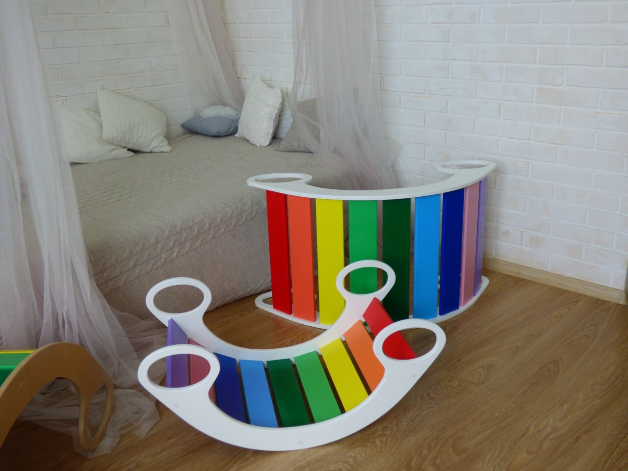 Arch Rocking Chair Rocking Climbing Arch Montessori, Wooden Rocking Chair 0-12 yrs | eBay