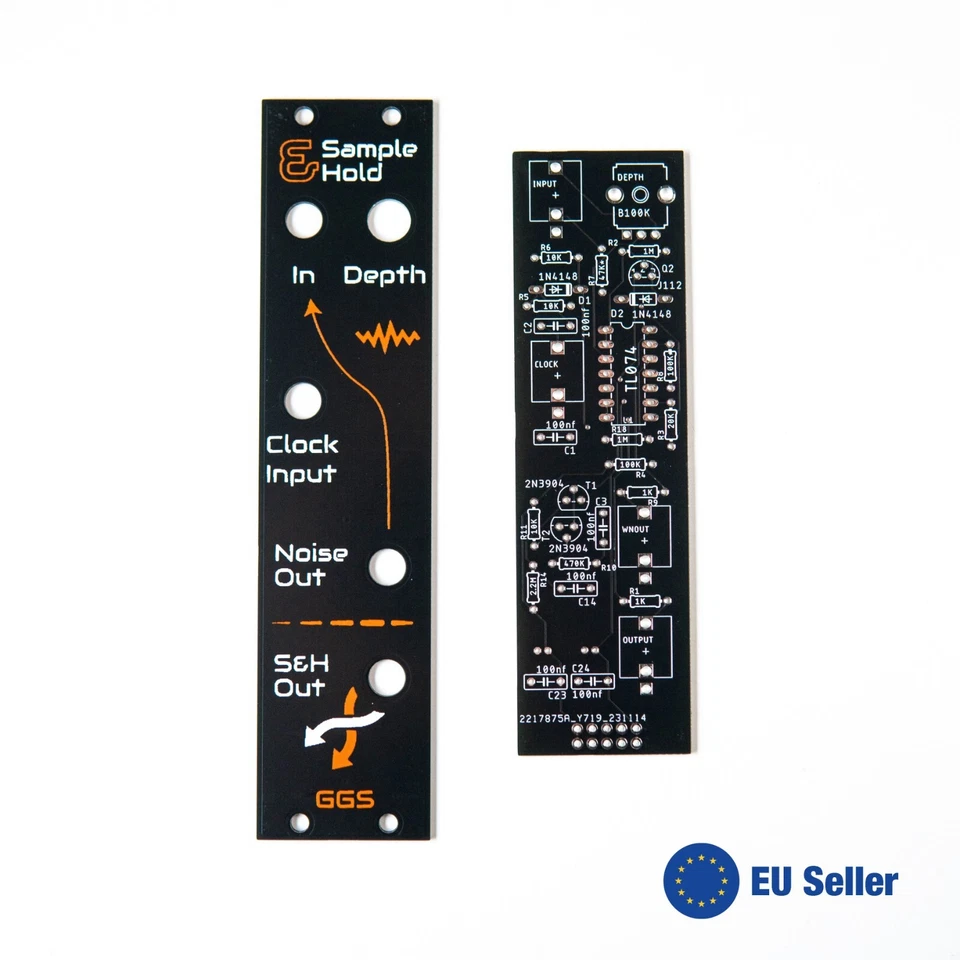 Sample & Hold (S&H) / Random Module / PCB & Front Panel / Eurorack / White Noise