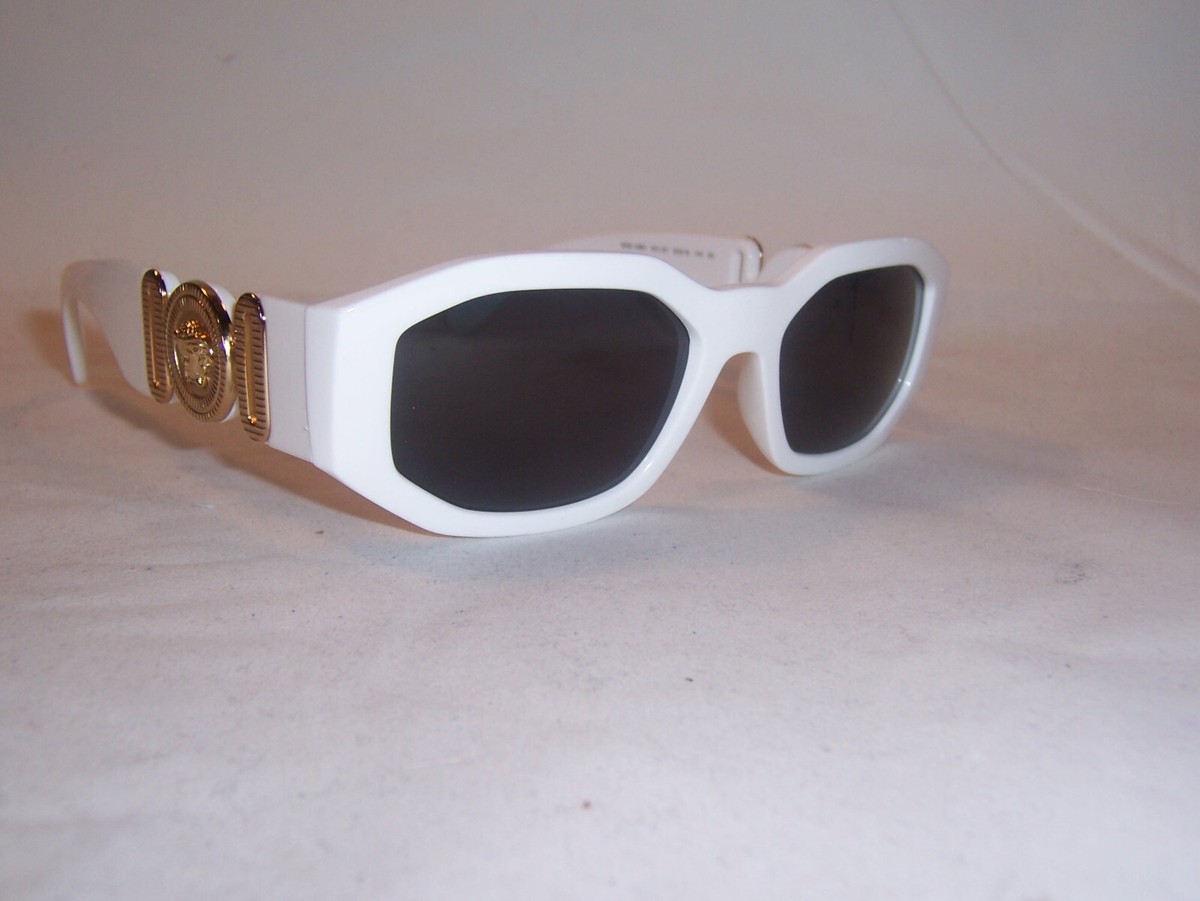 NEW VERSACE SUNGLASSES VE 4361 401/87 WHITE/GRAY 53MM  display picture 1