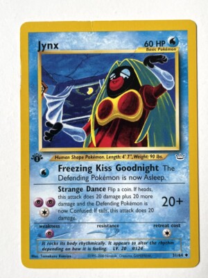 Pokemon Cards Neo Revelation 1st Edition - 2001 - Rare - Nr