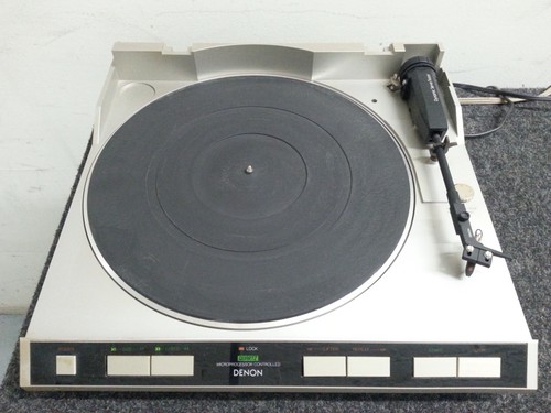 Denon DP-15F Quarz vollautomatischer Direktantrieb Plattenspieler mit Ortofon Stylus - Bild 6 von 24