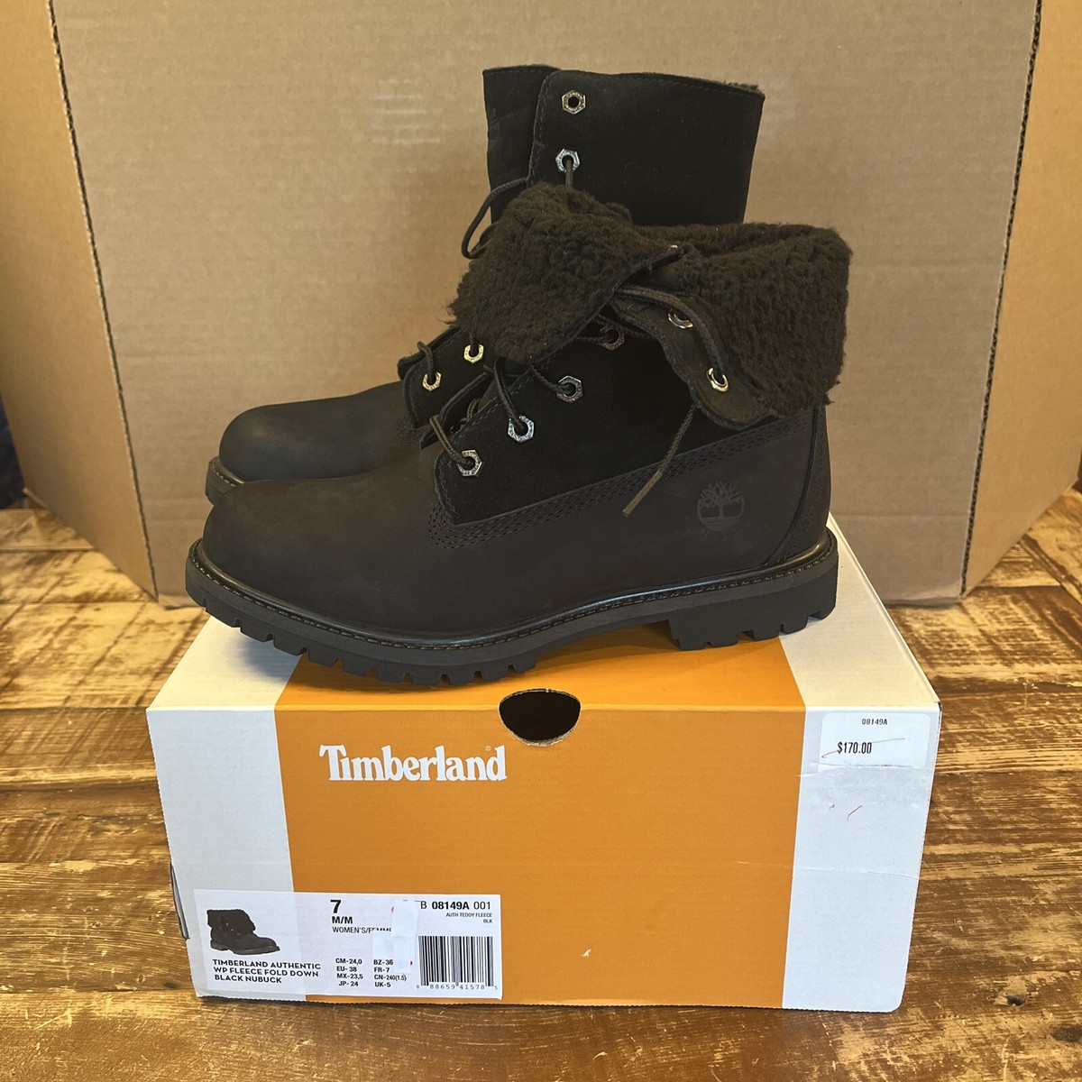 Waterproof Boots Timberland Auth Teddy Fleece Womens Boots