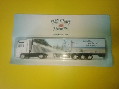 Camion Publicitaire HO 1/87 - GEROLSTEINER - MAN - Très Bel état Occasion