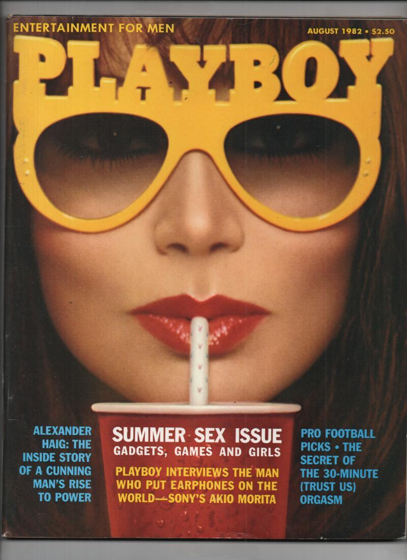 Playboy August 1982 magazine, FN, w/ centerfold, Cathy St George