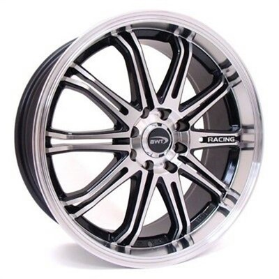 4 New 16x7 BWT Tuner Black Wheel/Rim 5x110 5-110 16-7