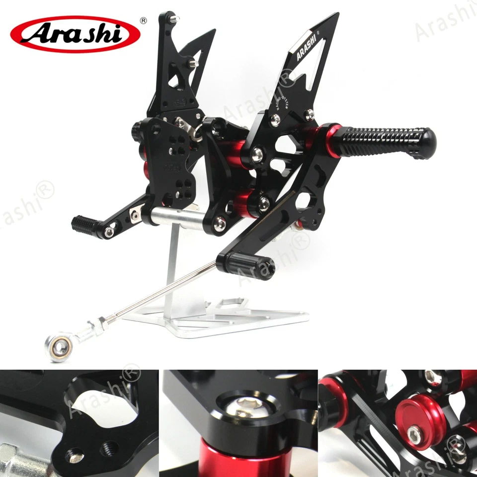 Reposapiés de carreras para Suzuki Hayabusa GSX1300R Gen 1 1999-2007 estriberas Foto 2 de 4