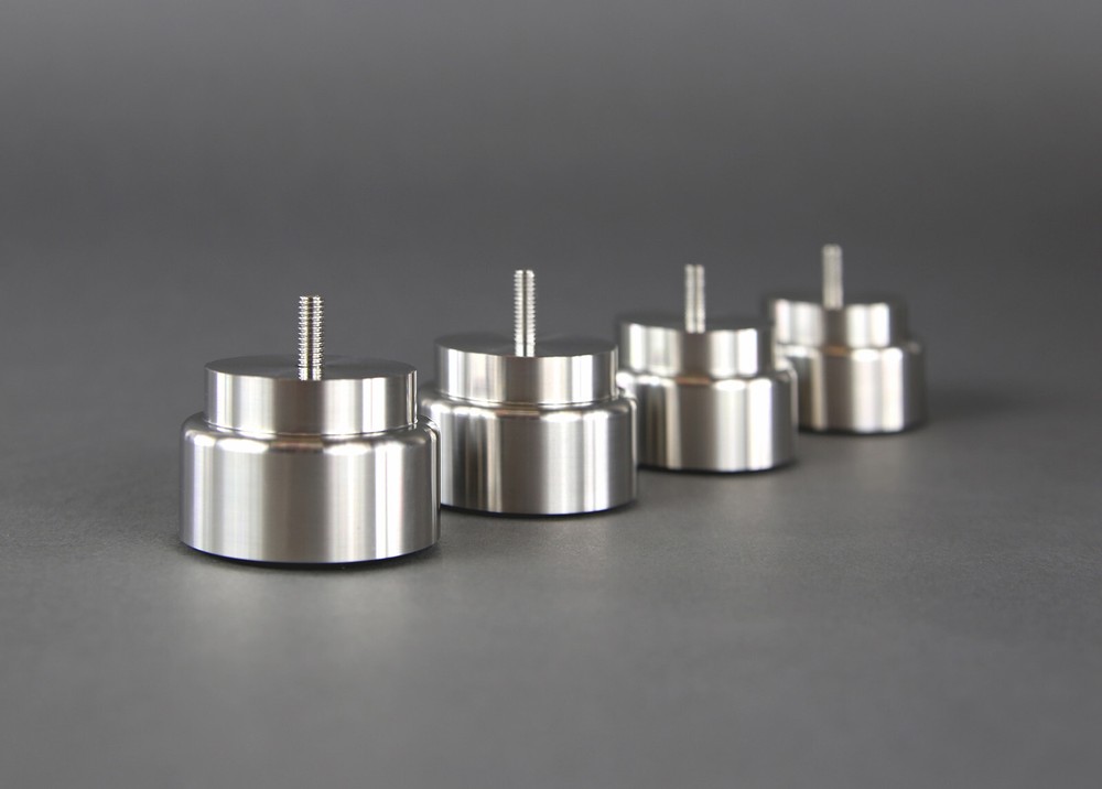 4 M6 Stainless Steel Turntable Stand Feet Set 4 M6 Stainless Steel Turntable Stand Feet Set