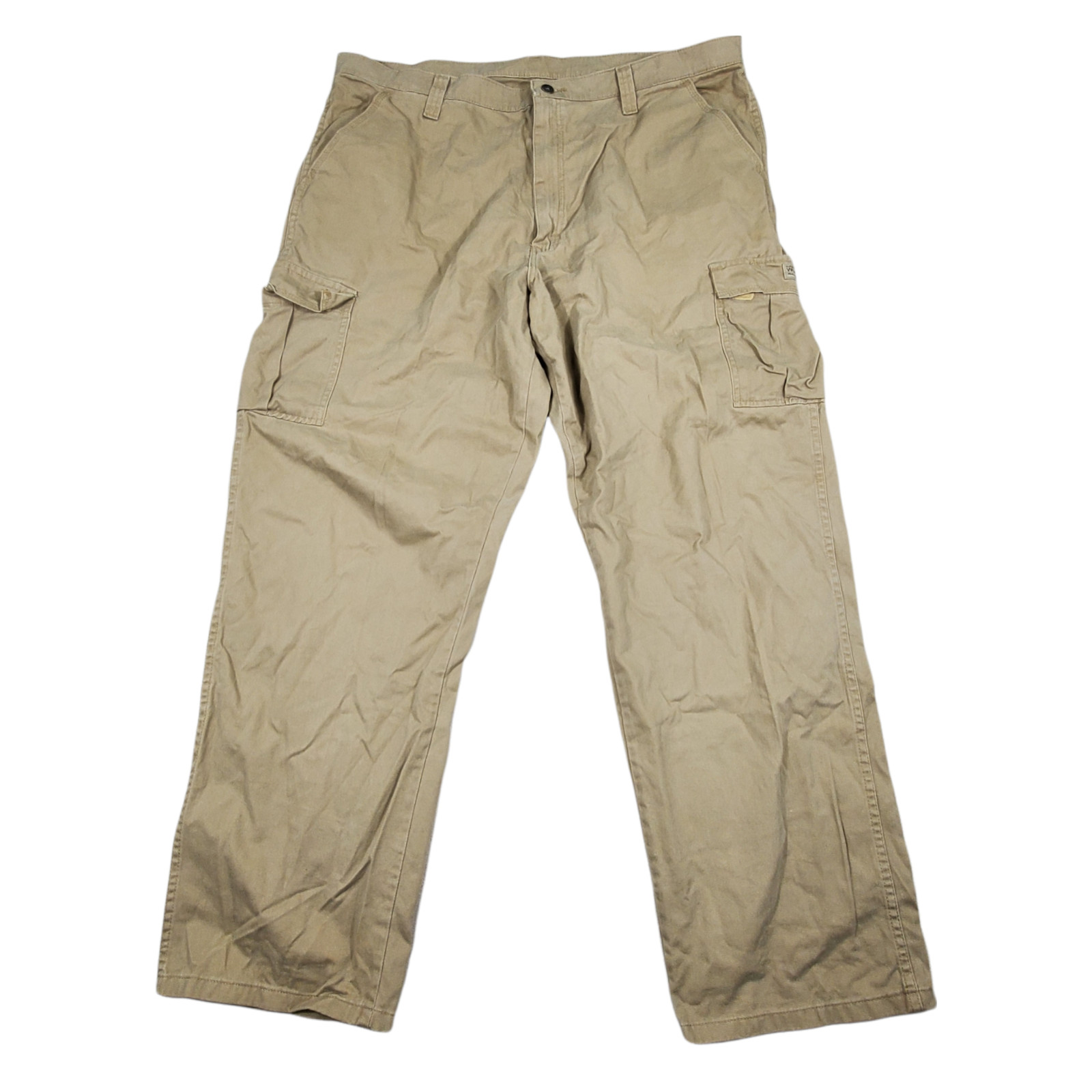 Wrangler Legacy Cargo Pants Khaki Mens 42X32 Outdoor Gem