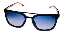 Fila Mens Matte Grey Plastic Square Sunglass Smoke Polarized Lens SF9249. GFSP