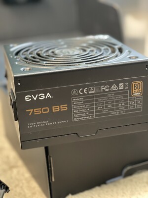EVGA 750 B5 80PLUS Bronze 750W Fully Modular PSU 220-B5-0750-V1