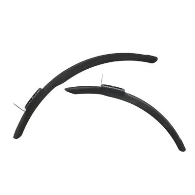 Zefal Fahrrad Steckblech Set Junior Kid Schwarz 16'' & 20'' Schutzblech Kinder MTB