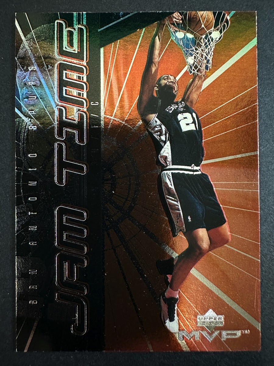 TIM DUNCAN 激レアカード！ Tim Duncan 1999 Upper Deck MVP Jam Time Basketball Card San