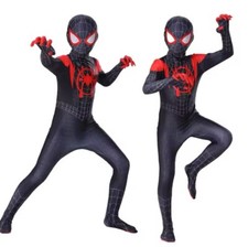 Costume Spiderman Per Bambino Completo Da Supereroe Carnevale 3-10 Anni