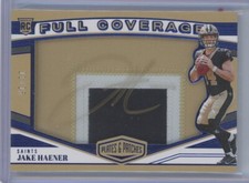 Jake Haener 2023 Plates & Patches Full Coverage RPA Jersey Patch Auto RC #/25