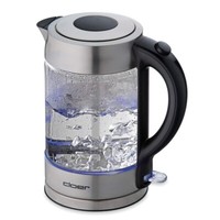 Cloer Wasserkocher 4429 Glaswasserkocher 1,7 L 2200 Watt Glas / Edelstahl