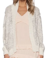 iro Yolane Oversized Ribbed-knit Cardigan - Off white Size Small See Photos