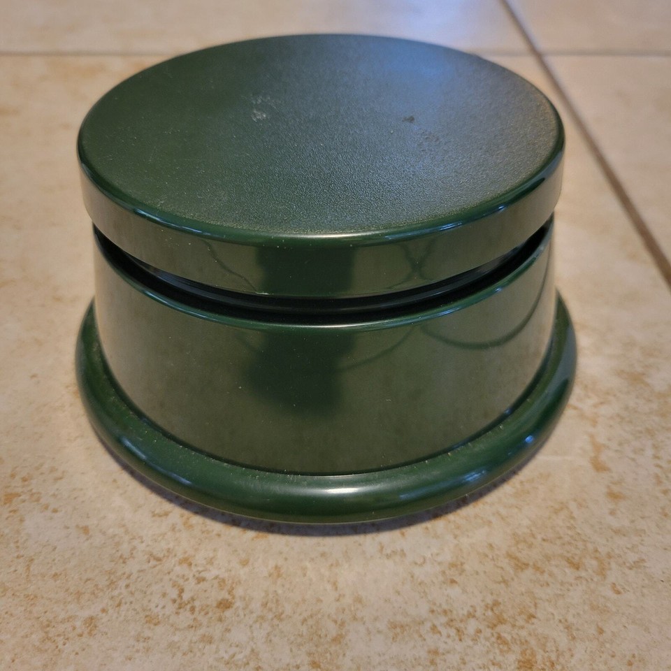 Vintage 5lb Salter Mechanical Kitchen Scale Green Plastic Round Base eBay