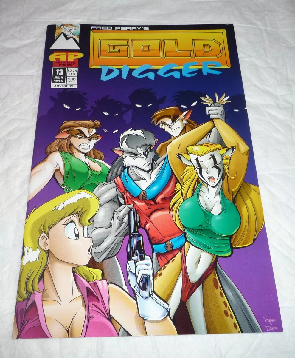 Comic book Gold Digger Vol 2 # 22 Fred Perry May 2001 Antarctic Press 08  box 12927