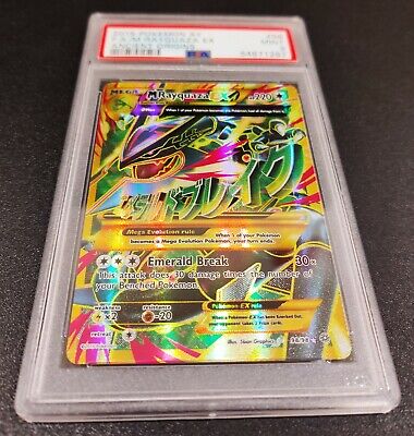 Mega M Rayquaza EX PSA 9 Shiny XY Ancient Origins 98/98