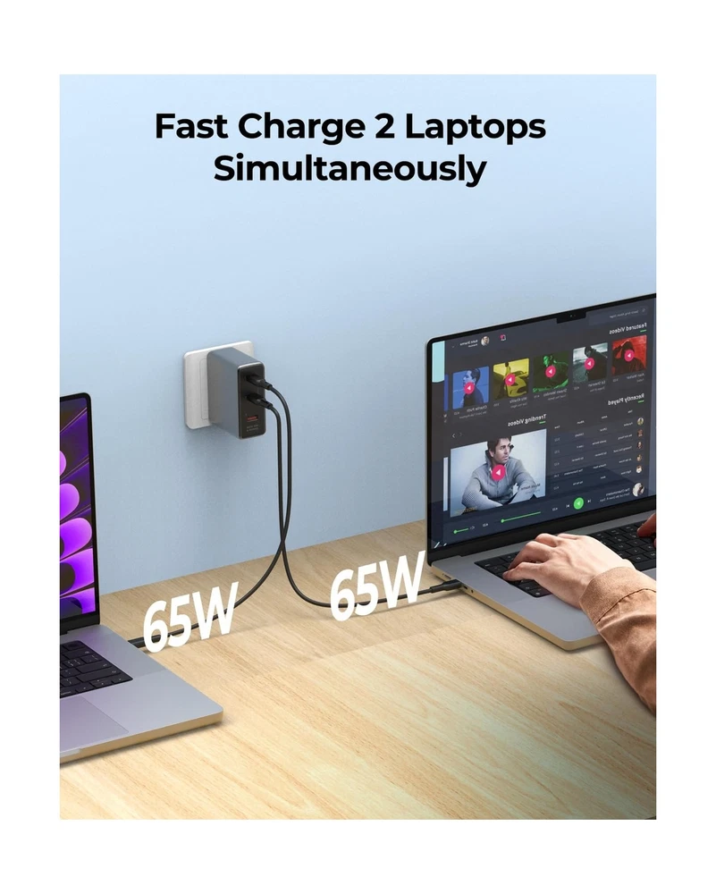 140W 27600mAh PD 3.1 Power Bank with 3 Ports Fast Charging USB C Portable Battery Pack