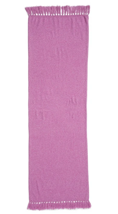 Combo silenciador halógeno jaspeado cachemir con flecos púrpura nuevo con etiquetas $149 Foto 3 de 4