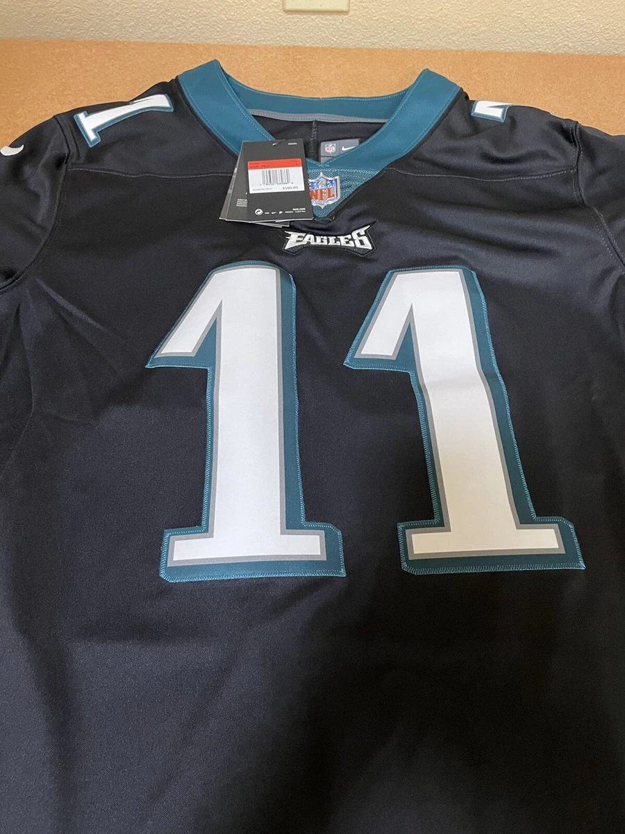 Nike NFL Philadelphia Eagles 11 Carson Wentz Vapor Stitched Jersey Men s Large