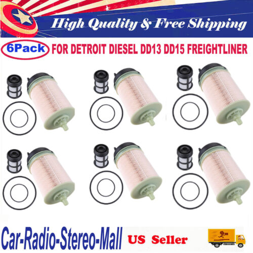 A4700903151 FUEL FILTER PF9908 FOR DETROIT DIESEL DD13 DD15 FREIGHTLINER-6 PACKS - Picture 1 of 24