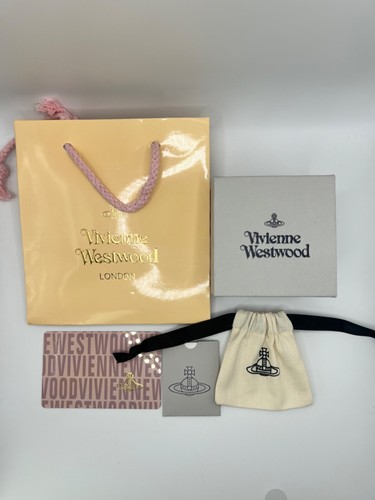 Vivienne Westwood Orietta Safety Pin Orb Bracelet – Rose Gold Tone Crystal - Picture 8 of 8