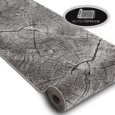 Modernen original Läufer ''SILVER'' Tronko Baum Holz grau Qualität 70-120cm