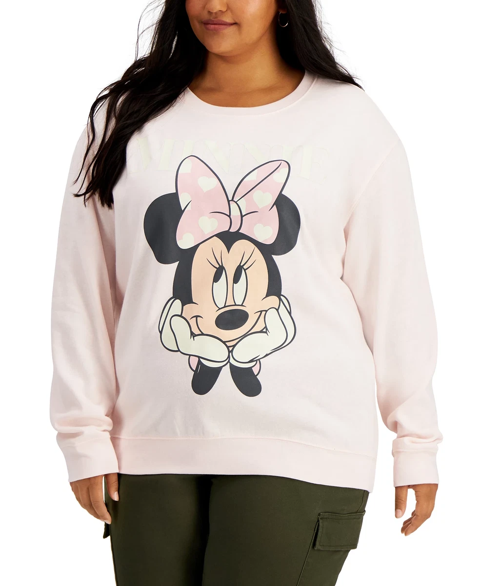 Pink minnie mouse sweatshirt cheap