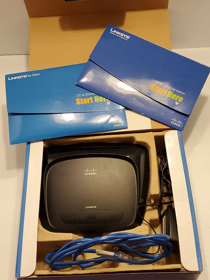 WRT54GS2 Linksys 2.4GHz 4-Port RJ-45 54Mbps Fast Ethernet IEEE 802b/g Wireless-G - Image 2 of 4