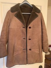 Vintage Nursey's Sheepskin Coat Uk 10 / Eu 38