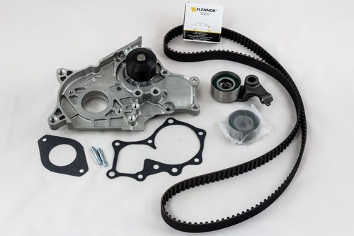 Flennor Timing Belt Kit With Rolls Water Pump For Toyota 2 0D 4D 2004 