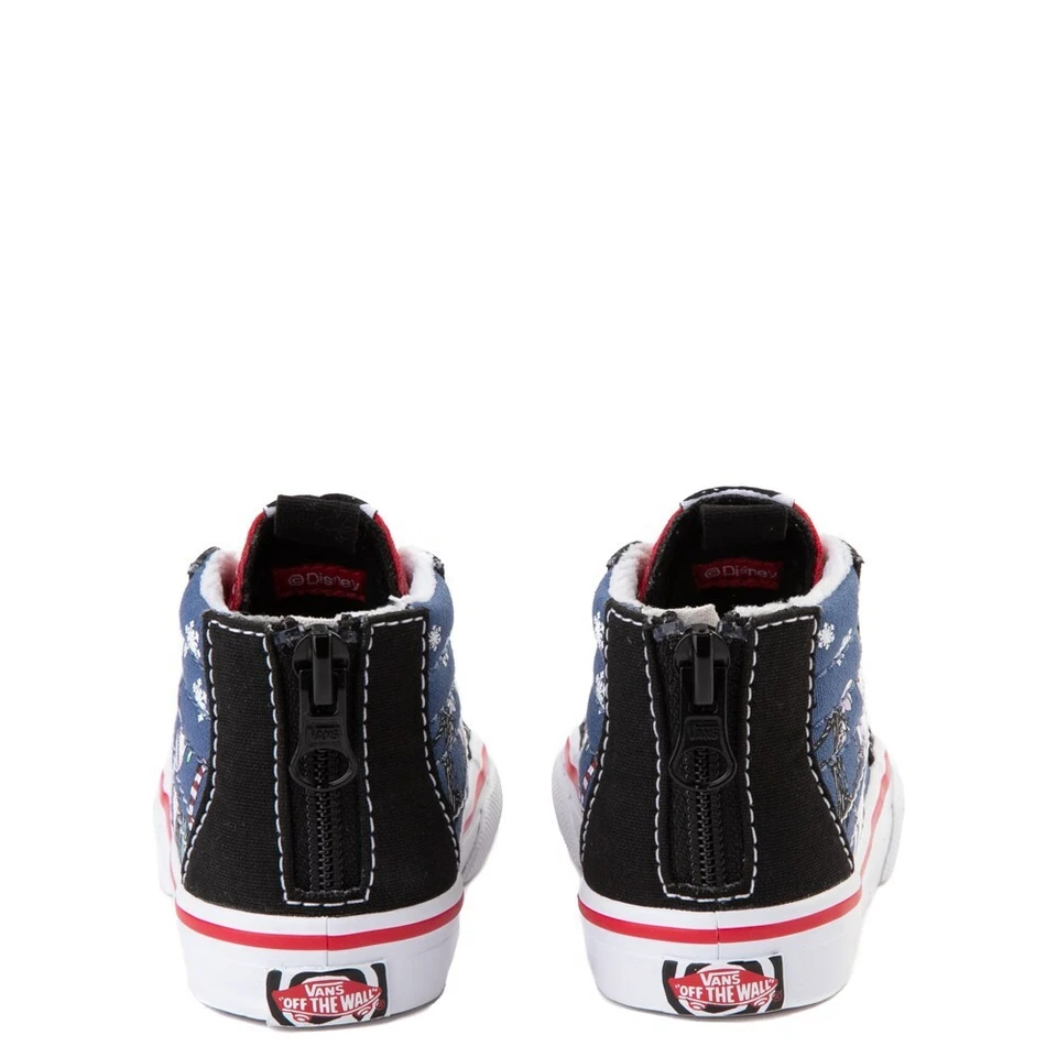 范斯 SK8 HI Zip 圣诞城/圣诞梦魇 幼儿鞋 5 — 第 4/4 张图片
