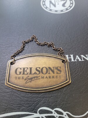 Jack Daniels Single Barrel Select Gelson's Metal Bottle Neck Tag