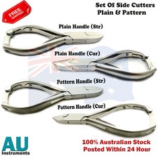 Manicure Pedicue Long Thick Fake Nails Heavy Duty Cutters Plain & Patterns
