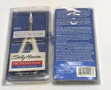 4 Sally Hansen Acrylic  Nail Curved Scissors Professional Made in Germany New